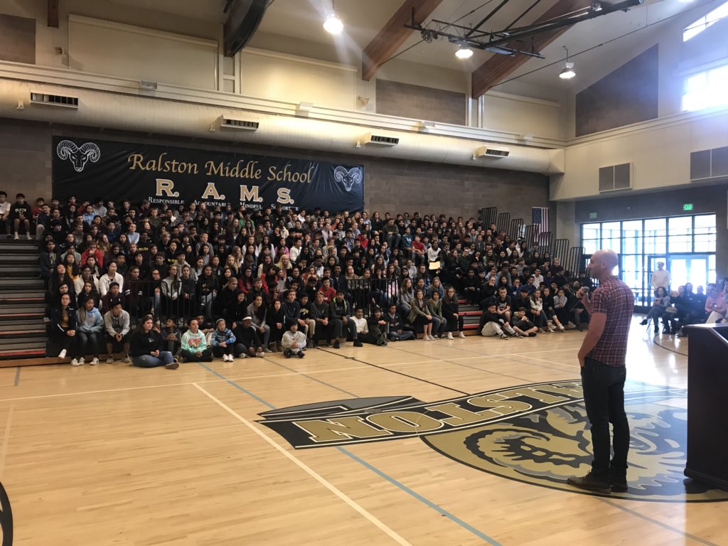 MDoughertyMMS's tweet photo. 8th grade student awards were today! Such a great class. Thanks Students. #classof2018 #ralstonrams https://t.co/gTeNJFABmr