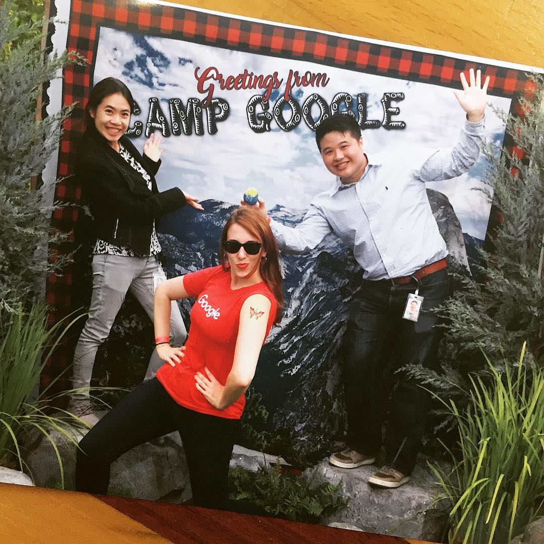 MJMadda's tweet image. Took a lil&apos; break from work to go get airbrushed tattoos and paint rocks and eat s&apos;mores because we&apos;re adults who refuse to act our age. #campgoogle #nerdsatwork