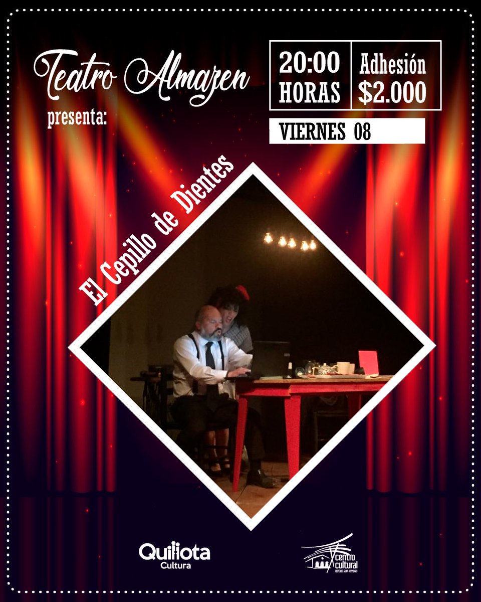 qtacultural's tweet photo. Teatro el jueves, teatro el viernes, teatro el domingo.
Teatro teatro teatro. 😬 https://t.co/EOS9XMBdkn