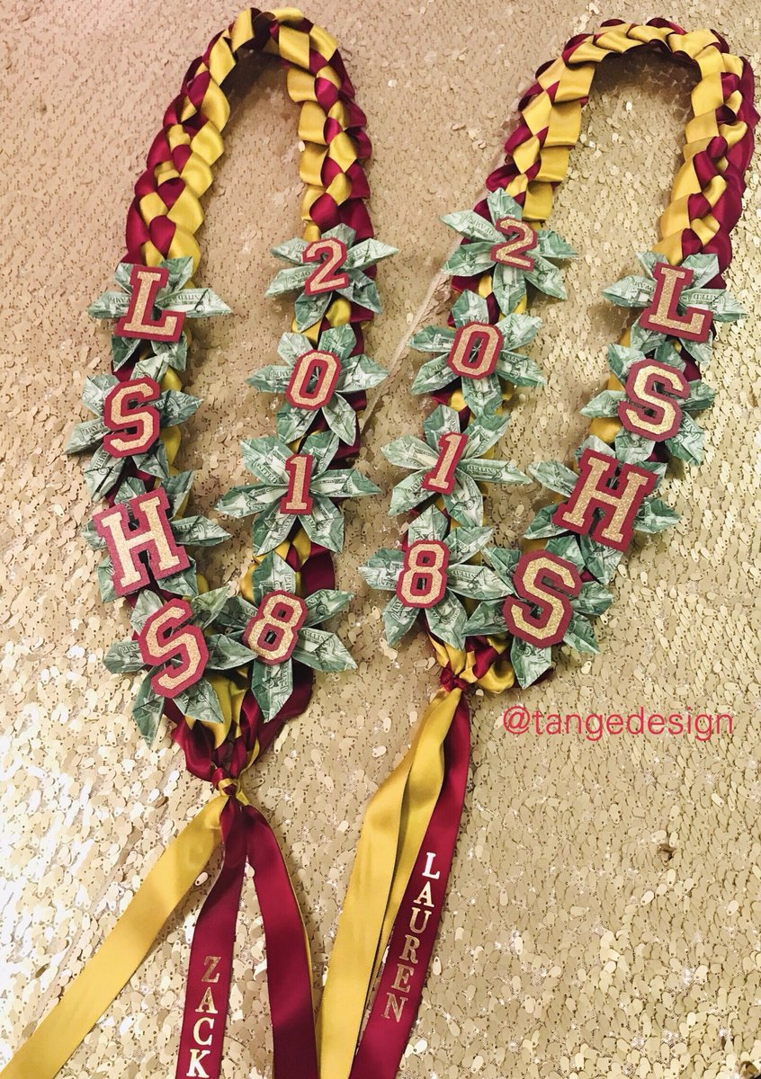 Custom made lei #tangedesign #leis #graduation