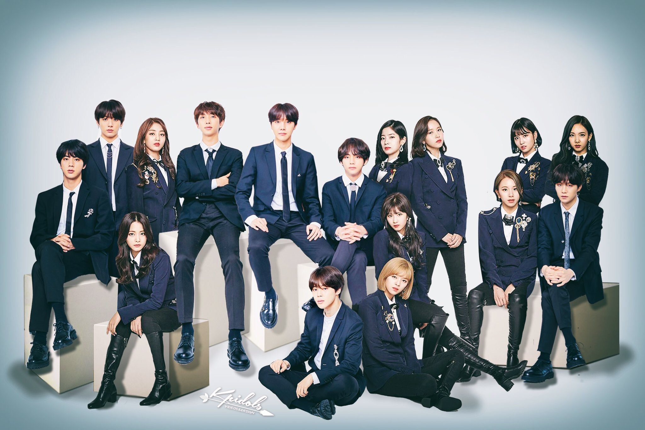 Kpidols Oh Mes Twice X Bts Edit By Me 트와이스 Twice 방탄소년단 Bts Kpop T Co Qvdrxjfvih Twitter