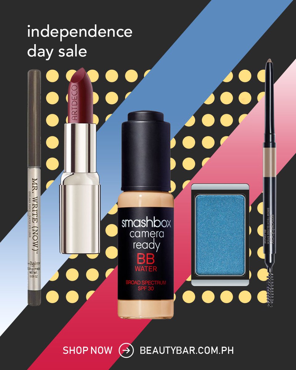 BeautyBarPH's tweet photo. For the strong, independent ladies, we give you your beauty favorites at up to 50% OFF!
Shop now for Art Deco, theBalm, Smashbox and more: https://t.co/PGaDNl3sFL! https://t.co/qUX4P1dgMI