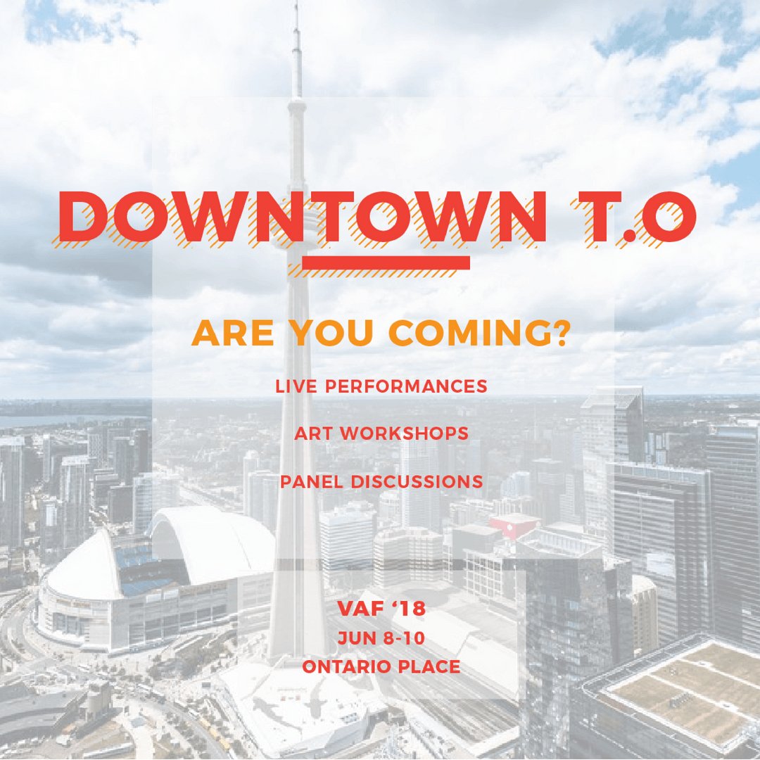 VIBEartsfest's tweet photo. HEY-O 6 SIDE YOU COMIN?

- L I V E music ⠀⠀
- A R T workshops ⠀⠀
- P A N E L talks ⠀⠀
⠀⠀
Come catch the vibe. ⠀⠀
#vibeartsfest2018 #VAF2018 #torontosvibe #torontotalks #catchthevibe #torontoculture #torontoartscommunity #communityarts #youtharts #Toronto # https://t.co/EP9zqKXV4r