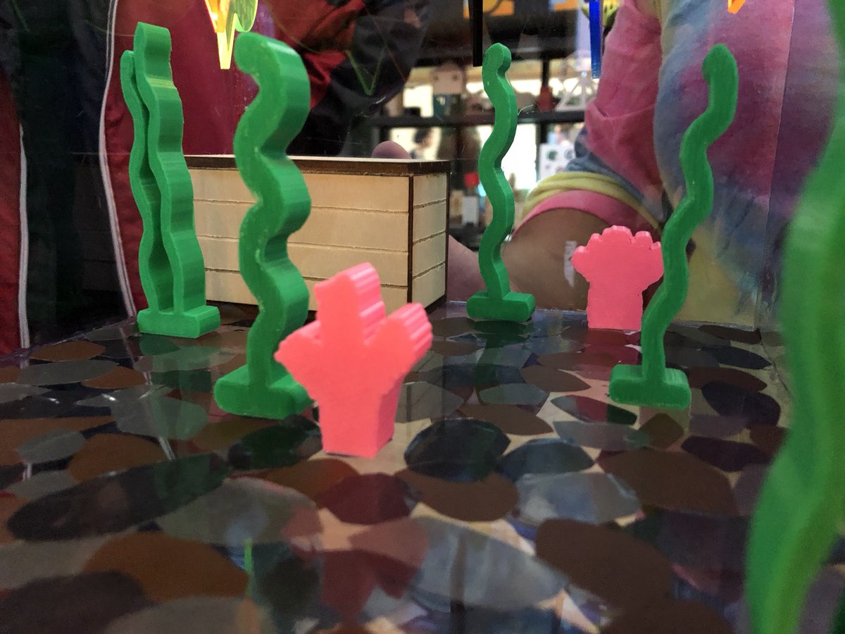 LTMakers's tweet photo. Chanelle and Jackie’s final project! 3D carved, 3D printed, vinyl cut, and laser cut! #makered #ltmakers #learningbydoing @silhouetteam @Inventables @EpilogLaser https://t.co/yC1JsPaVRw