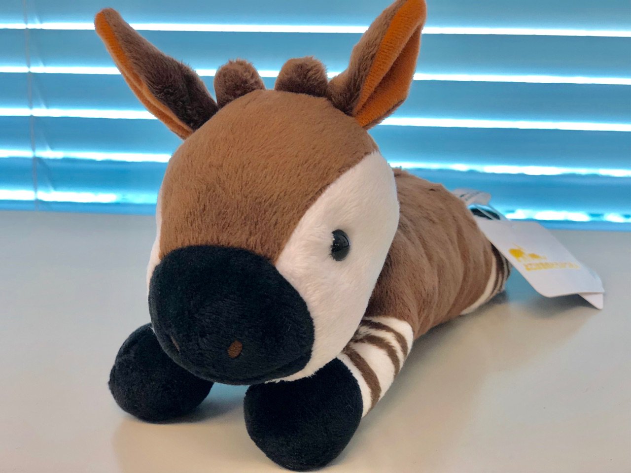 タグ付き　動物園　オカピぬいぐるみ　大小2個セット　よこはまのどうぶつえん　三英 タグ付き 動物園 オカピぬいぐるみ 大小2個セット よこはまの