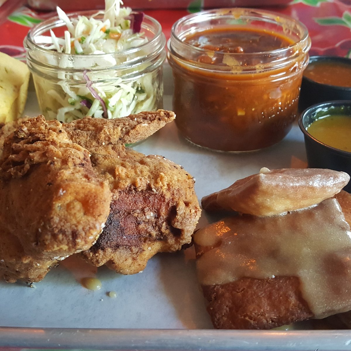 Fried Chicken &amp; Donuts #YEG #yegfood #havemercy