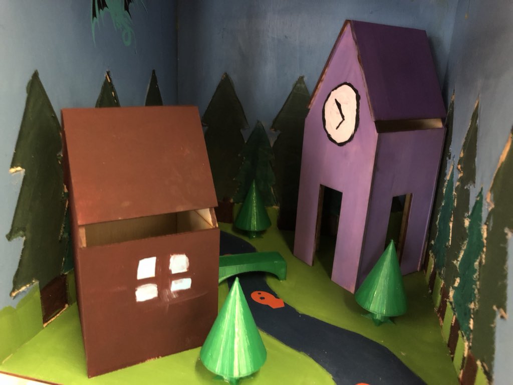 LTMakers's tweet photo. Monserrat’s final project! 3D carved, 3D printed, vinyl cut, and laser cut! #makered #ltmakers #learningbydoing @silhouetteam @Inventables @EpilogLaser https://t.co/ZPNKyG4bCN