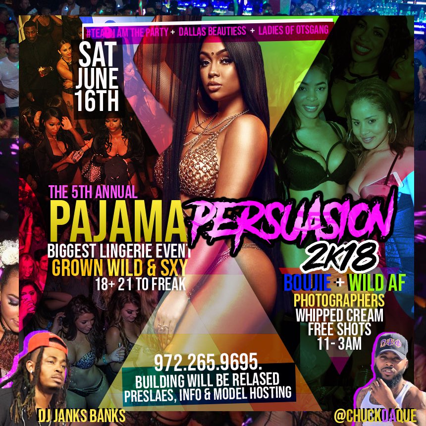 ITrackStar23's tweet photo. #repost #partplay #PajamaPersuasion #TeamIamTheParty @JanksBanks https://t.co/ywyawfdoXV