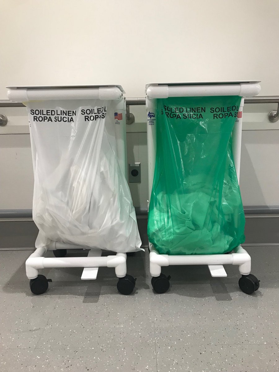 ColumbiaLinen's tweet photo. We are officially Green!!! Introducing our new Green Soiled linen bags for the Columbia campus &amp; our White Soiled linen bags for Chony!!! https://t.co/5Pyg1L01LK