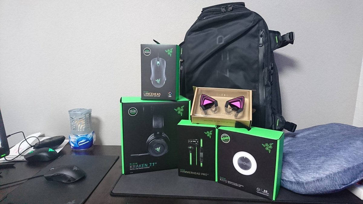 中川ﾗﾝ ﾄﾞ ﾗ ｳﾞｧﾘｴｰﾙ ﾚﾍﾞﾙｲﾝﾌｨﾆﾃｨ ｷﾞｶﾞｸﾘｽﾀ Razer Kitty Ears For Razer Kraken Razer Rogue 17 3 Backpack Razer Lancehead Te Razer Kiyo Razer Hammerhead Pro V2 Razer Kraken 7 1 V2 Oval スポンサー様より提供頂きました ありがとうございます