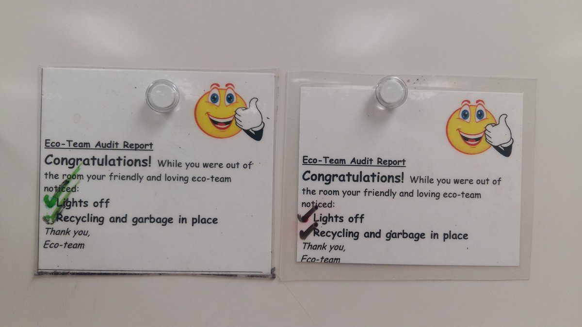 EcoGirl2018's tweet image. Our classroom and our school has been passing it's eco-team audit reports. Lights off and technology off when not in use and our recycling, garbage, and compost bins are sorted properly. #climatechangeED #climatechange #ccpedagogy #ecoteam