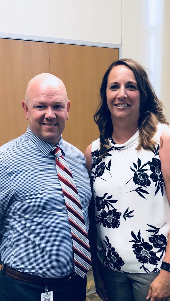 AmyRuth740's tweet photo. Proud of @RHHSHawks principal Todd Bradford for inspiring us tonight “Are you awake?” #hawks2018 https://t.co/QUDN68ftMX
