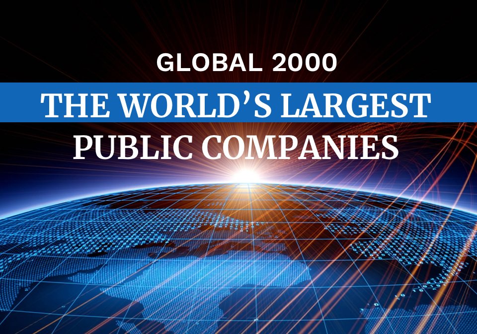 Forbes's tweet photo. Introducing the #Global2000 — the World's Largest Public Companies in 2018: https://t.co/YybRVP9agI https://t.co/QR0XOBJMum