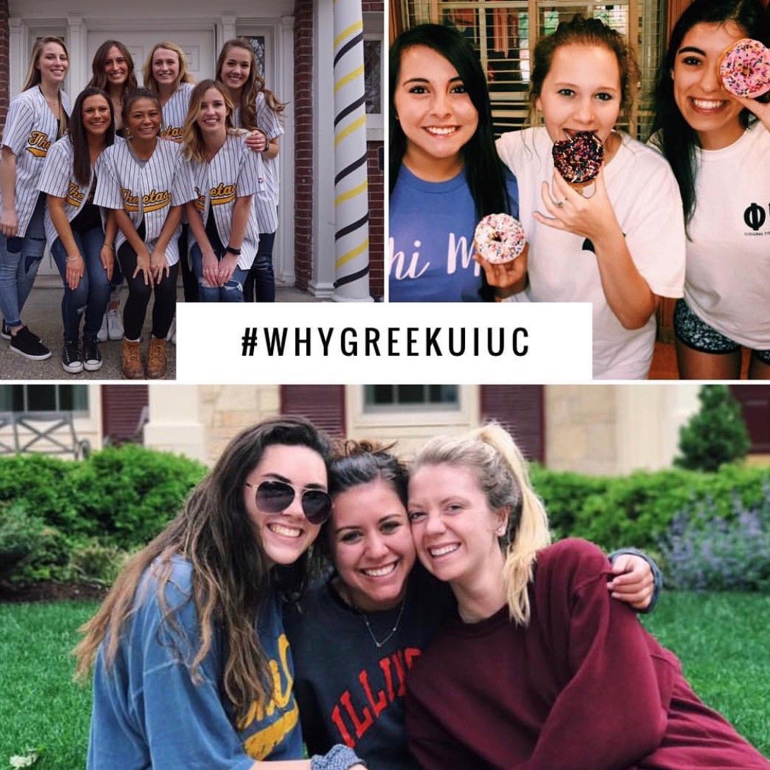 IllinoisPHC's tweet photo. Every Wednesday for the rest of the summer is #WhyGreekUIUC! Tell us why you love sorority life at UIUC and be entered to win a Starbucks gift card! https://t.co/lpHvVdm1pI