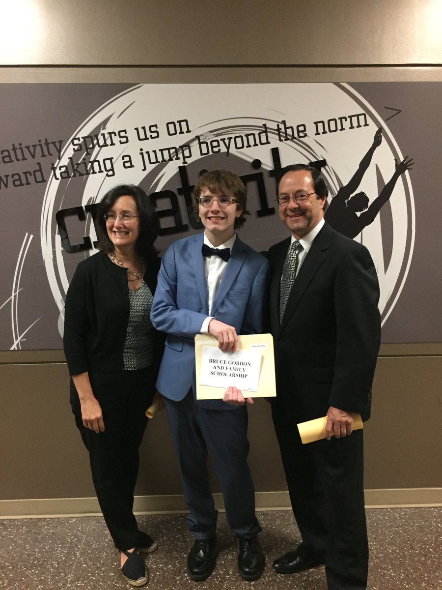 BGordonFox29's tweet photo. What a special night at my alma mater, William Tennent high school in Warminster, PA, presenting our first Bruce Gordon and Family Scholarship to Francis Klingenberg, to attend Bucks County Community College and then Rider University. A very special- and deserving- young man! https://t.co/JiOFAZWjOR