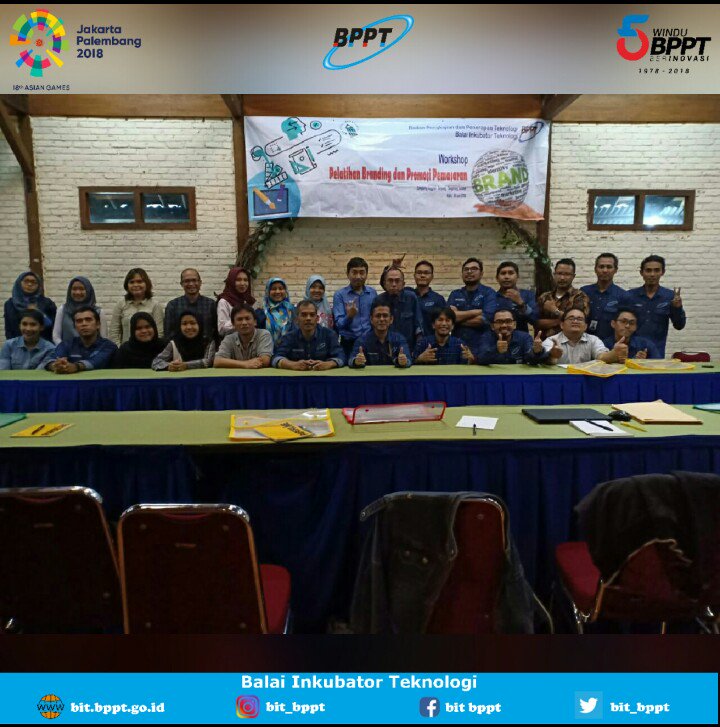 bit_bppt's tweet image. BIT mengadakan kegiatan Workshop Pelatihan Branding dan Pemasaran.
Kegiatan ini diharapkan dapat membantu BIT dan tenant yang dibina oleh BIT agar sukses dalam melakukan brand campaign

#bppt #bit_bppt #technologyincubator 
#branding #brandcampaign #brandawareness #marketing