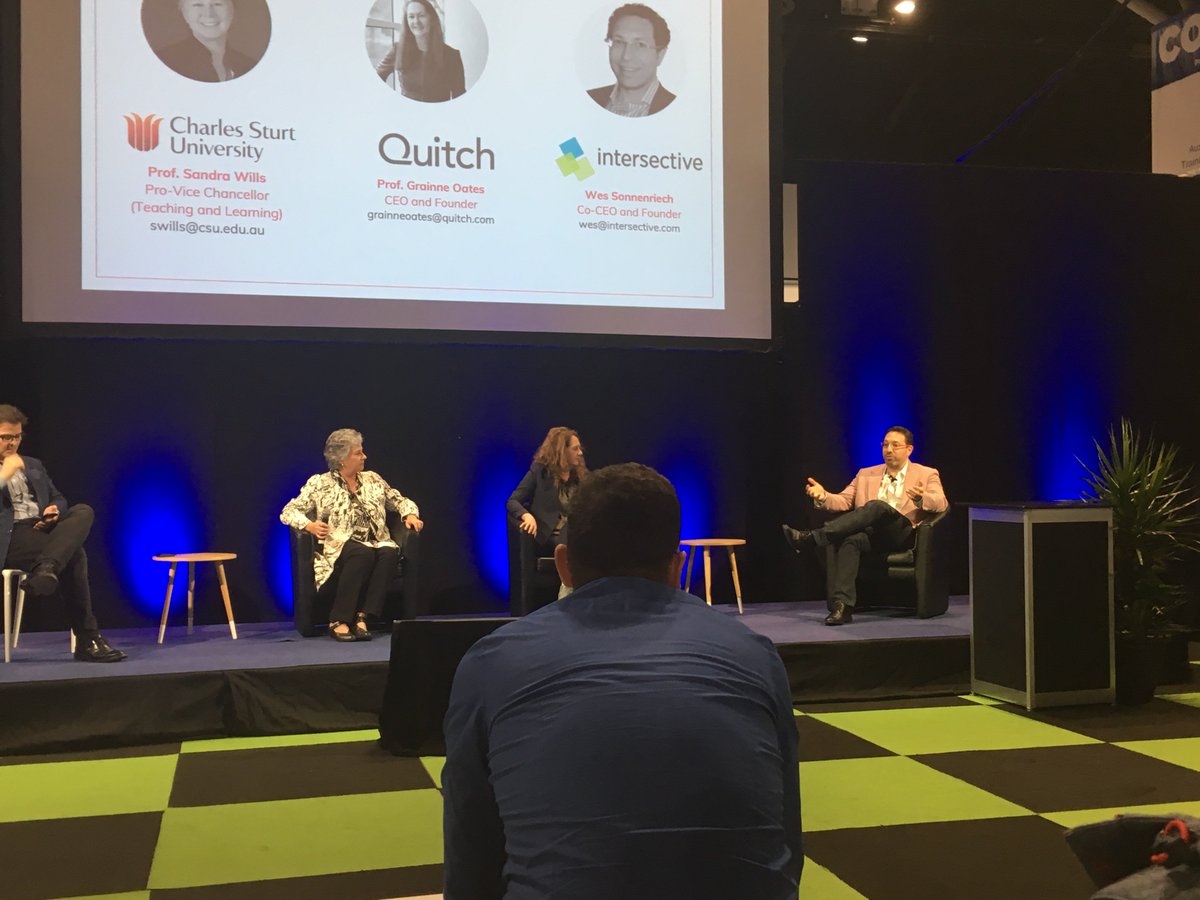 <a href="/intersective/">Intersective</a> founder and Co-CEO Wes Sonnereich speaking at #EduTECH_AU sydney ICC