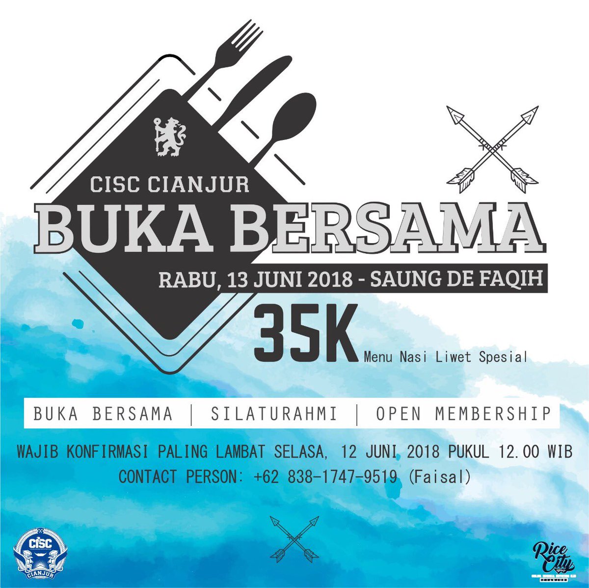 Bukber itu tempat terbaik utk mempererat silaturahmi. Yuk mariii ~