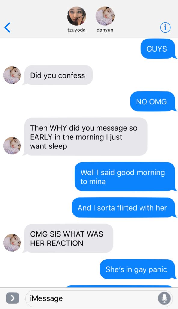 Mina a panicked gay?