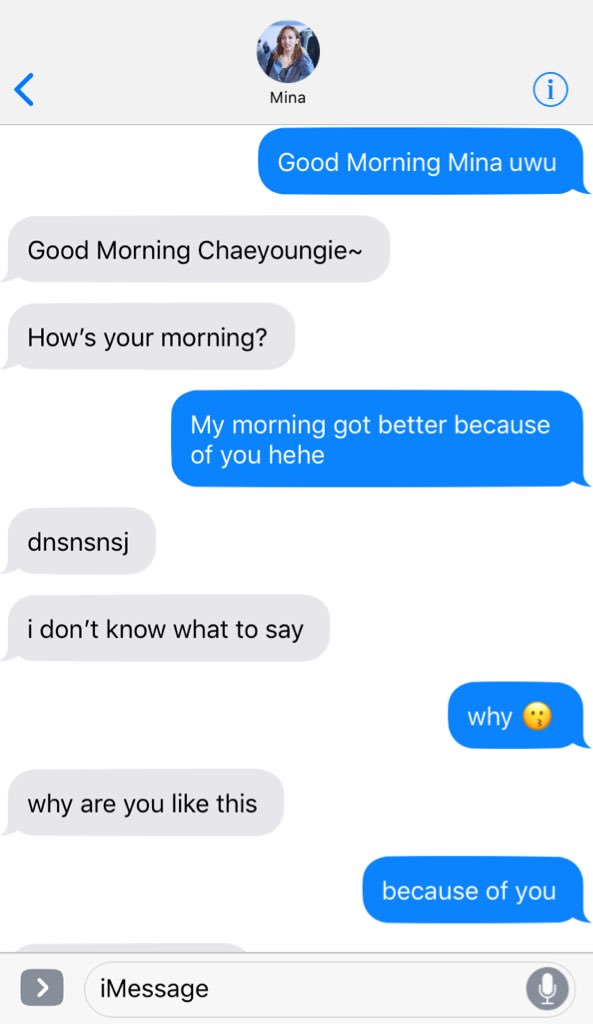 Mina a panicked gay?