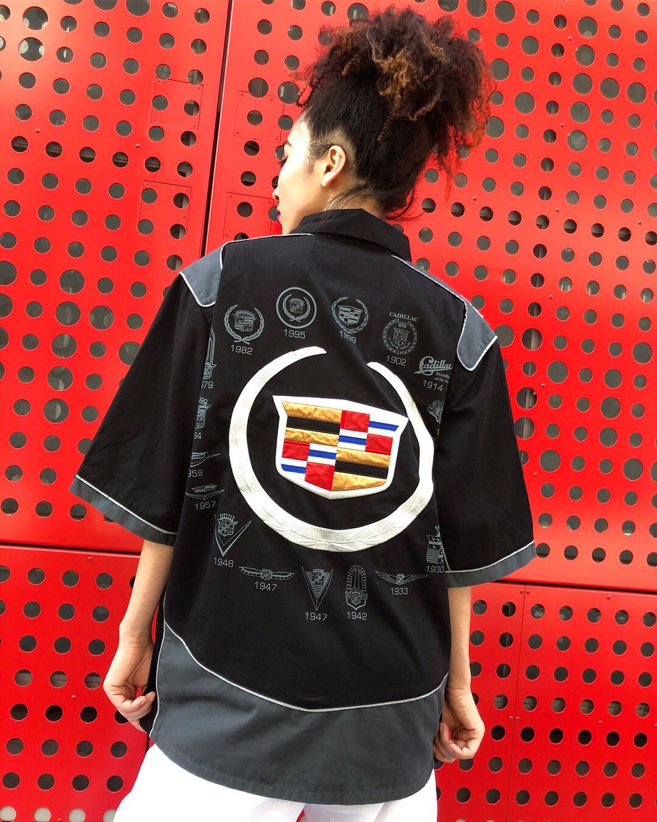 pinnapharajuku's tweet photo. “Cadillac”racing shirt!! 
#pinnap #jhdesign 
_
通販.商品等に関しましては下記までご連絡下さいませ。
_
pinnapharajuku@yahoo.co.jp https://t.co/e6KS3JQDw7