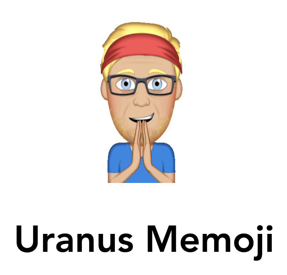 UranusMemoji's tweet image. Howdy.  I am Uranus. #uranusmemoji and I Love Computers &amp;amp; Music. #memoji #startup #network #sysop