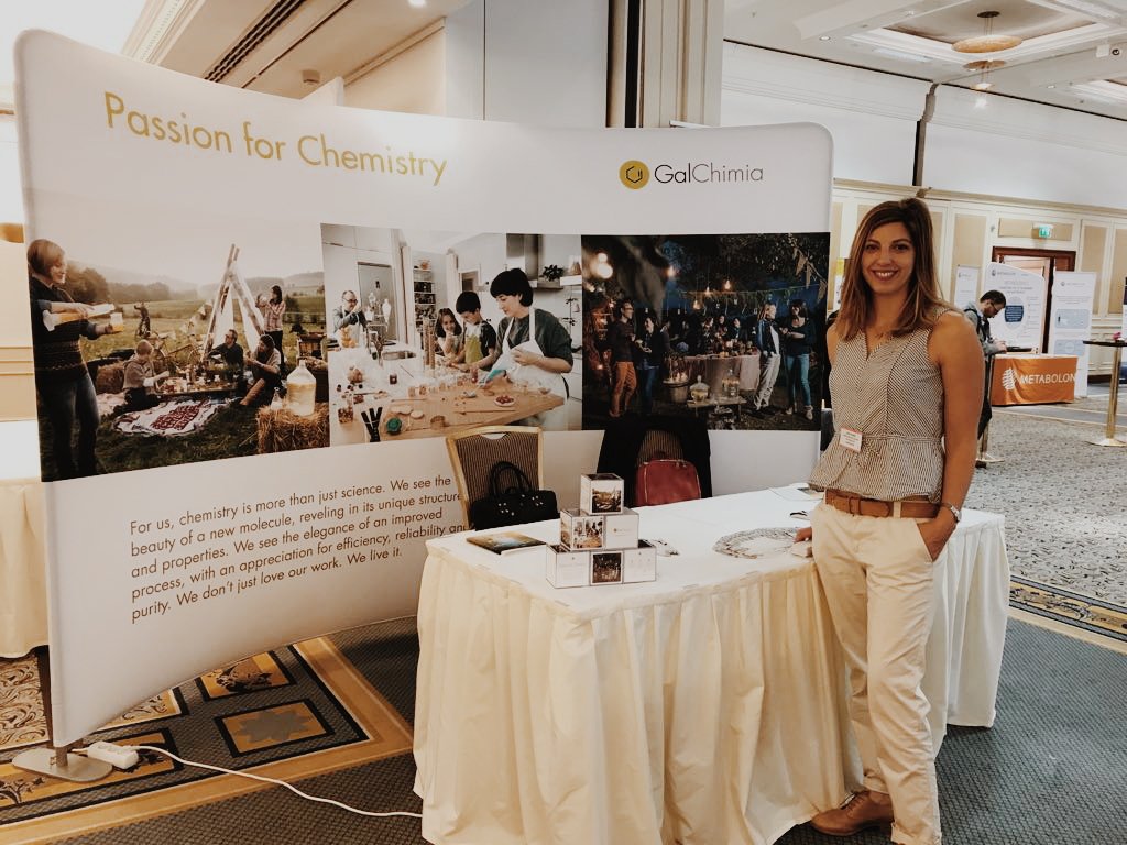 GalChimia's tweet photo. 6th Annual Discovery Chemistry, here we are! ✨ Come and visit us at Booth 22, our International Business Developer, Julie Masse, will be happy to talk to you about latest news from @Galchimia!

#DDSummit18 @drugdiscovery1 https://t.co/AuDK7qNUxB