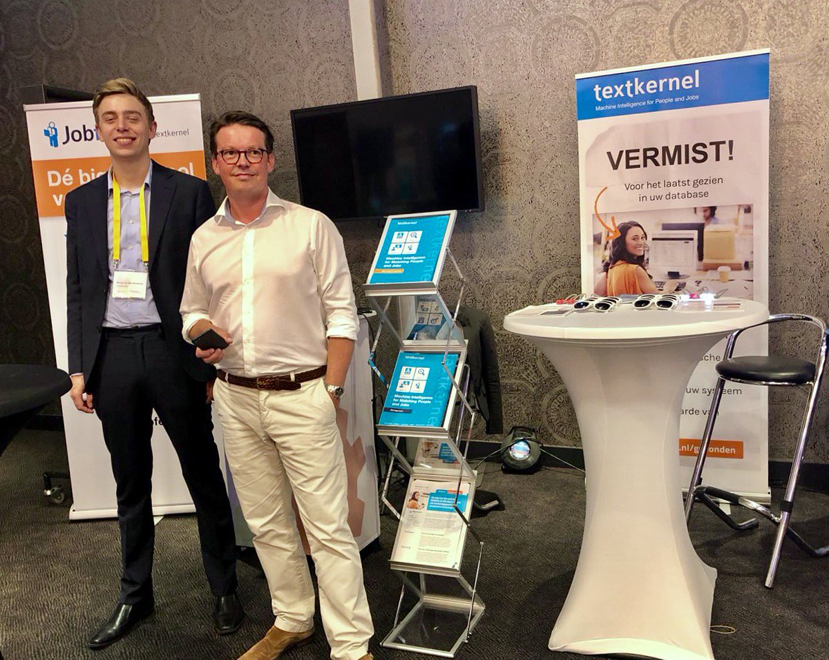 Textkernel's tweet photo. Come meet the TK Benelux-team at Recruitment Tech Demo_day in Utrecht today! https://t.co/D1tIhEch3Y
