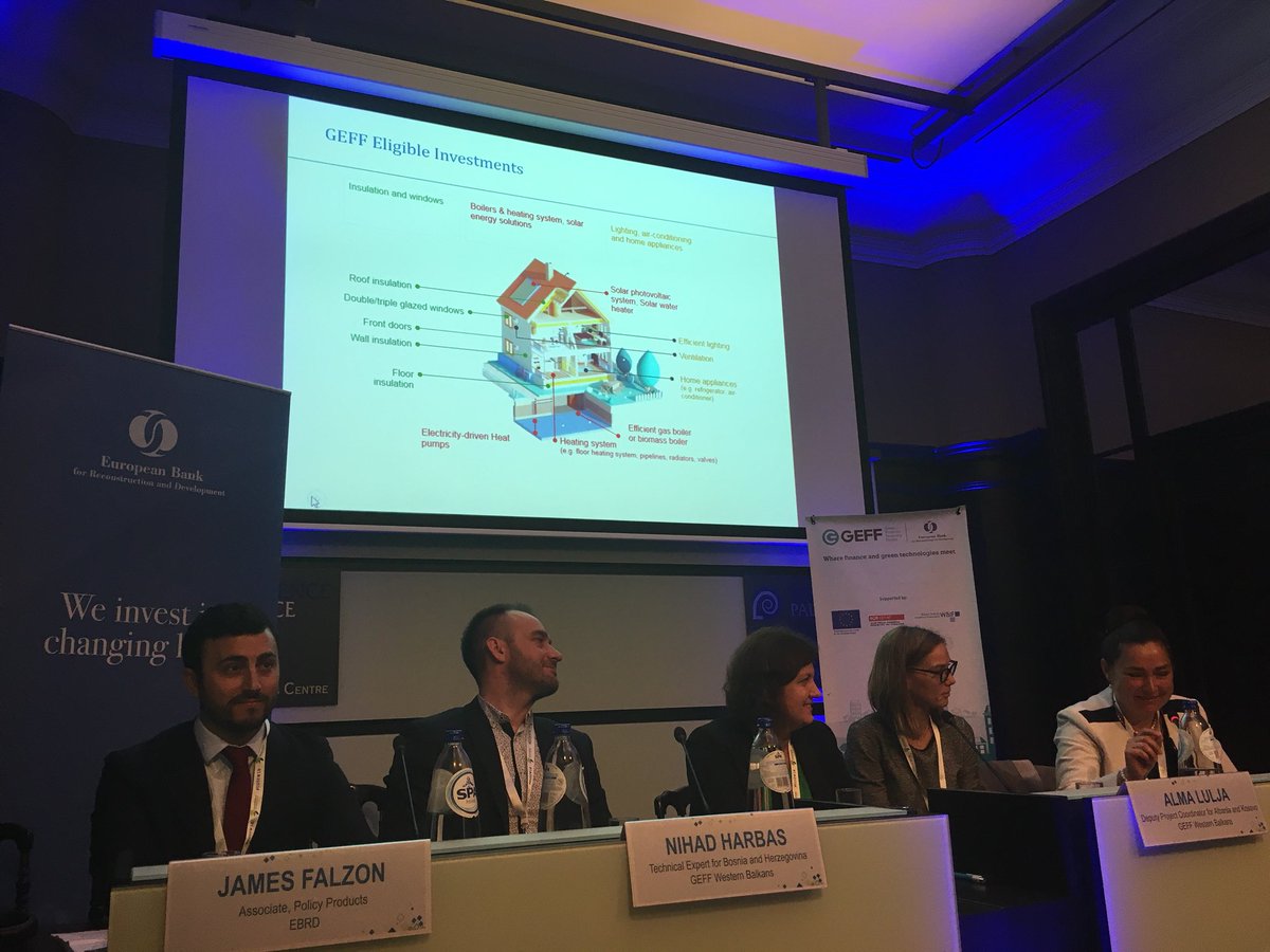Very good exchange on tactics in the #westernbalkans for activating #energyefficiency investments in the residential sector. 
#EBRDgreen #EBRDimpact #GEFF #EUSEW18