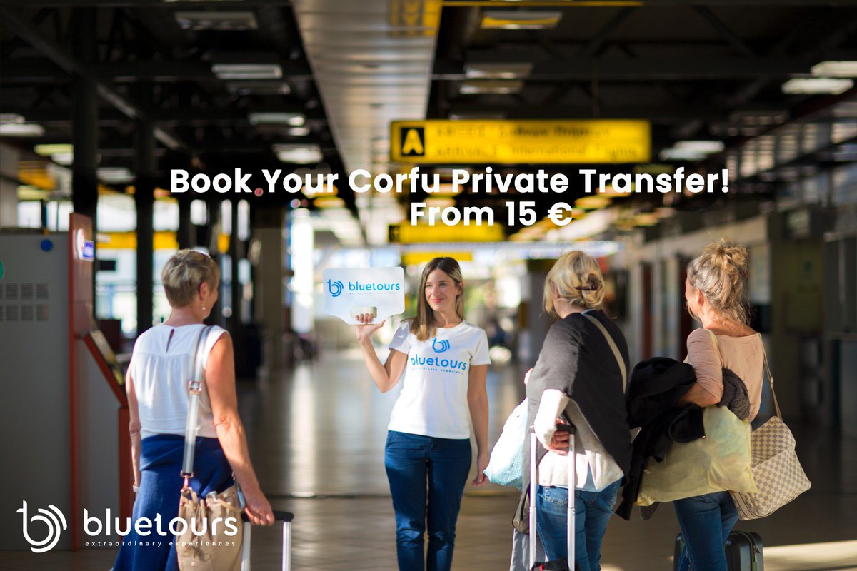 BlueToursCorfu's tweet photo. Let us offer you the best welcome in Corfu :)

Book a Comfortable &amp; Reliable Corfu Private Transfer! Transfers available 24/7 to all Corfu Resorts! https://t.co/IFDMi5JuYi

#CorfuAirportTransfers #PrivateTransfer #AirportTransfers #CorfuAirport #VIPTransfers #Corfu #Greece https://t.co/uG2uB2mlkh