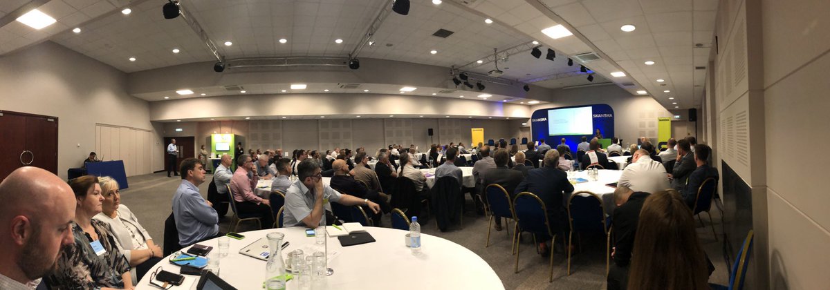 A great start to Skanska’s Highways forum, understanding what’s coming for us in the future. #imaginethefurure #highways <a href="/SkanskaUKplc/">Skanska UK</a>
