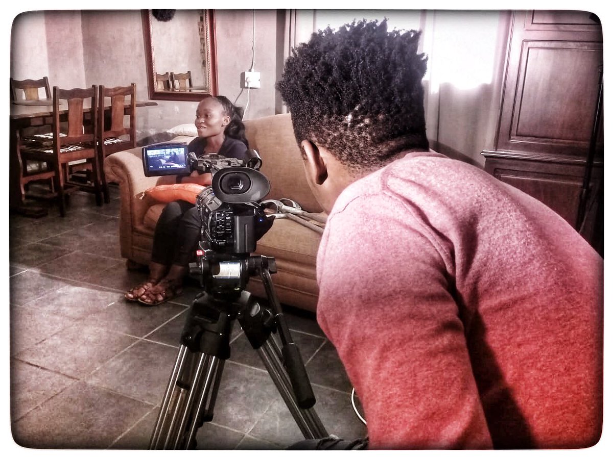 InfintyCampusSA's tweet photo. Documentary shoot: I Am Differently Abled. A story about Makosha Mokono, living with Post-polio syndrome (PPS) since 1998. She is one of the learners at the school. #limpopotelevisionandfilmschool #infinitycampussa #infinitycampus #video #tv #tvandfilmschool https://t.co/c7KwMlod2N