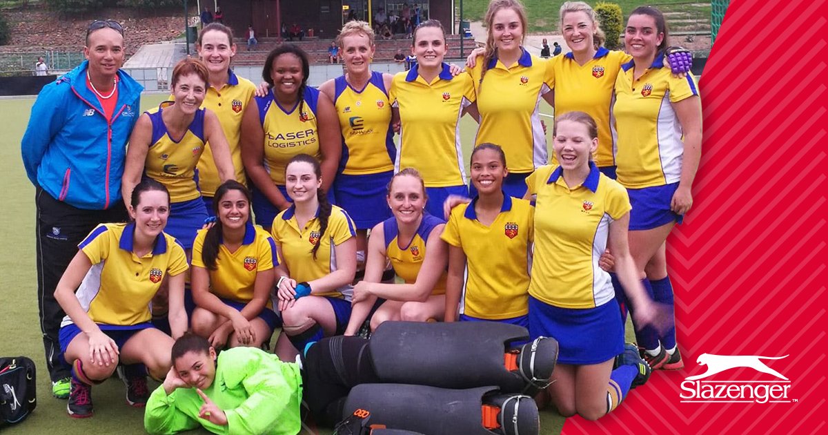 #ThrowbackThursday to #TeamSlaz coach Chris DeKoker and the fantastic ladies 3rd team at WPCC Town Challenge.
#Slazenger #SlazengerSA #SlazengerHockey #Hockey #FieldHockey #Sport #Team #Victory #Winners