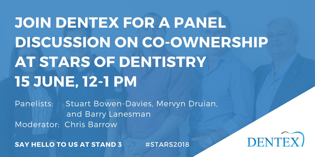 Dentistry's tweet photo. We’re delighted @Dentexhealth are sponsoring #Stars2018. Visit the team at stand 3 or for more info contact lyn.paxman@dentexhealth.co.uk https://t.co/OUugMYursd