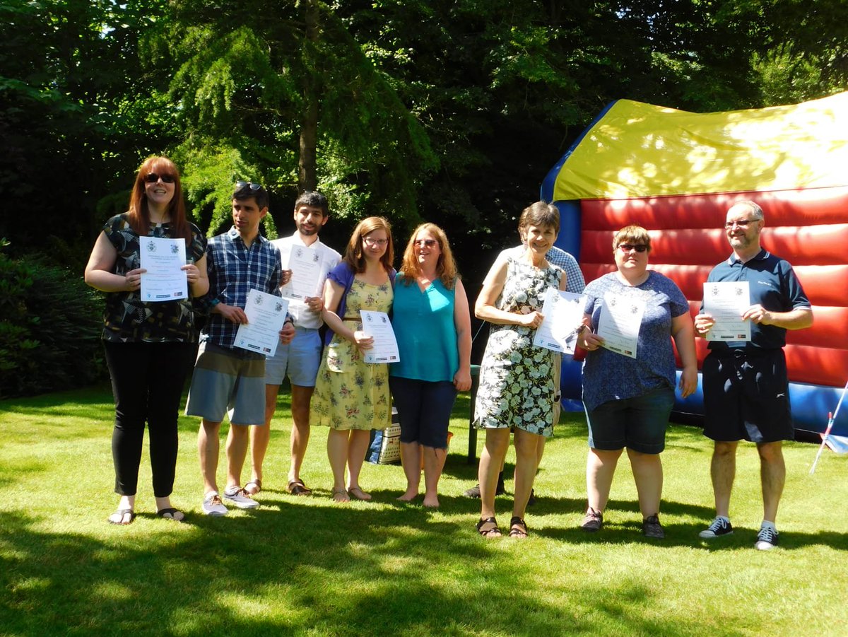 ForestEstateHub's tweet photo. Very proud of our children's club team receiving 'Best Volunteer Team 2018'. Presented by   the Mayors of Runnymede and Spelthorne Borough Councils at Royal Holloway University @volsupportns https://t.co/VgZLPvQ6Zu