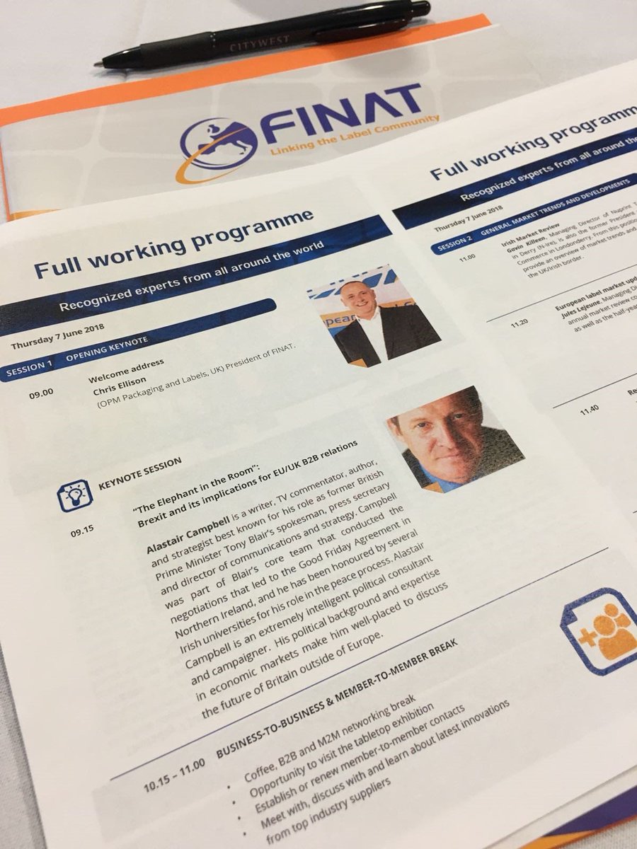 duomediaPR's tweet photo. The @FINATcom European Label Forum is off to a successful start in Dublin! Our #duoladies @Dorien_Cooreman and @Luttke are looking forward to learning more about the label industry. Feel free to grab them for a pint of Guinness later if you see them! #FINAT18 https://t.co/7XyWyuZW8g