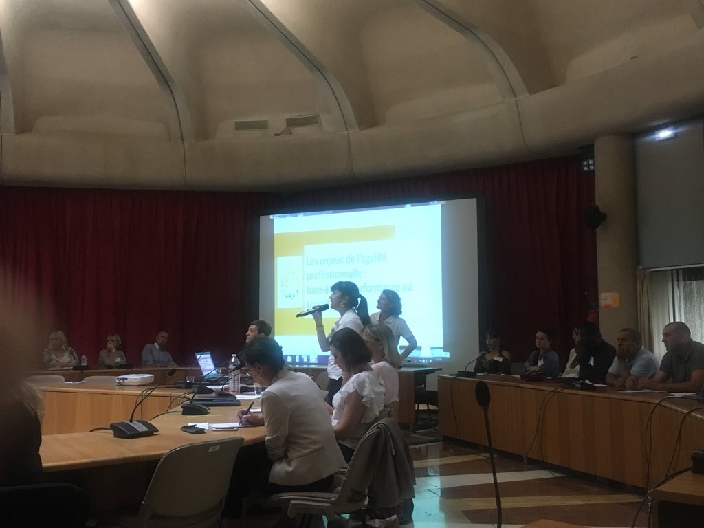 politics_vd's tweet photo. J’assiste ce matin en #prefectureduvar au lancement du #clubegalite en présence de tous les acteurs sensibilisés à cette lutte pour rétablir l’égalité #hommesfemmes dans tous les domaines #education #sport #emploi ! Belle initiative qui j’espère sera génératrice de transformation https://t.co/LJdWTPYHrj