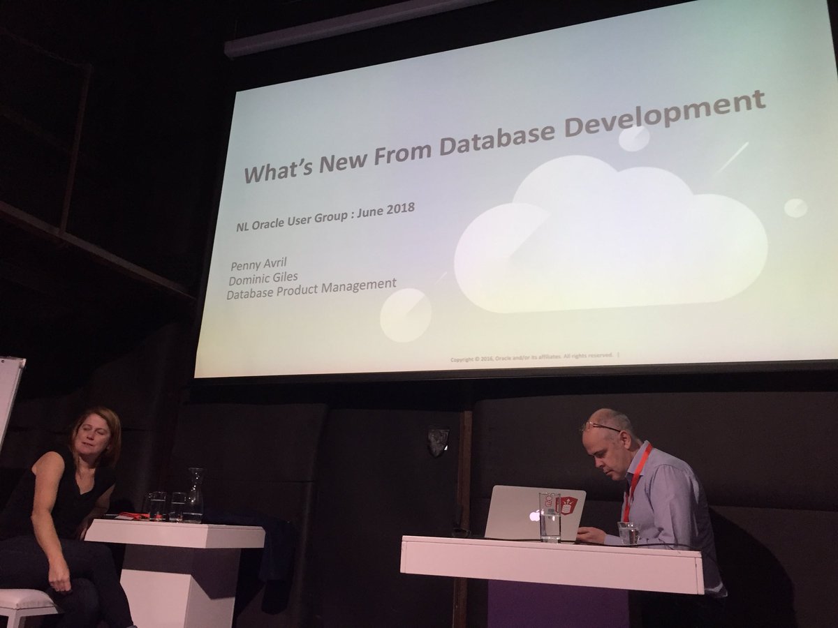 vanpupi's tweet image. Let’s see what’s new @nl_OUG #Tech18