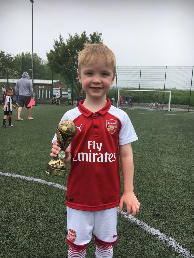 Well done to Harry who picked up our top trainer award last week. 🏆⚽️⚽️⚽️