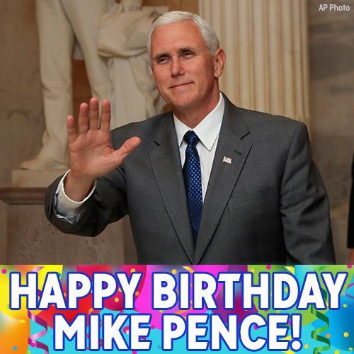 Happy Birthday to Vice President Mike Pence! 