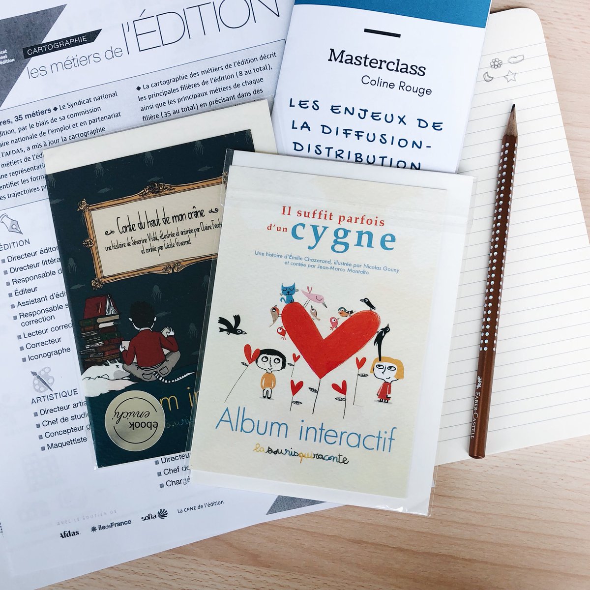 master_iec's tweet image. Deux exemples de livres édités par un éditeur indépendant. #masterclassiec