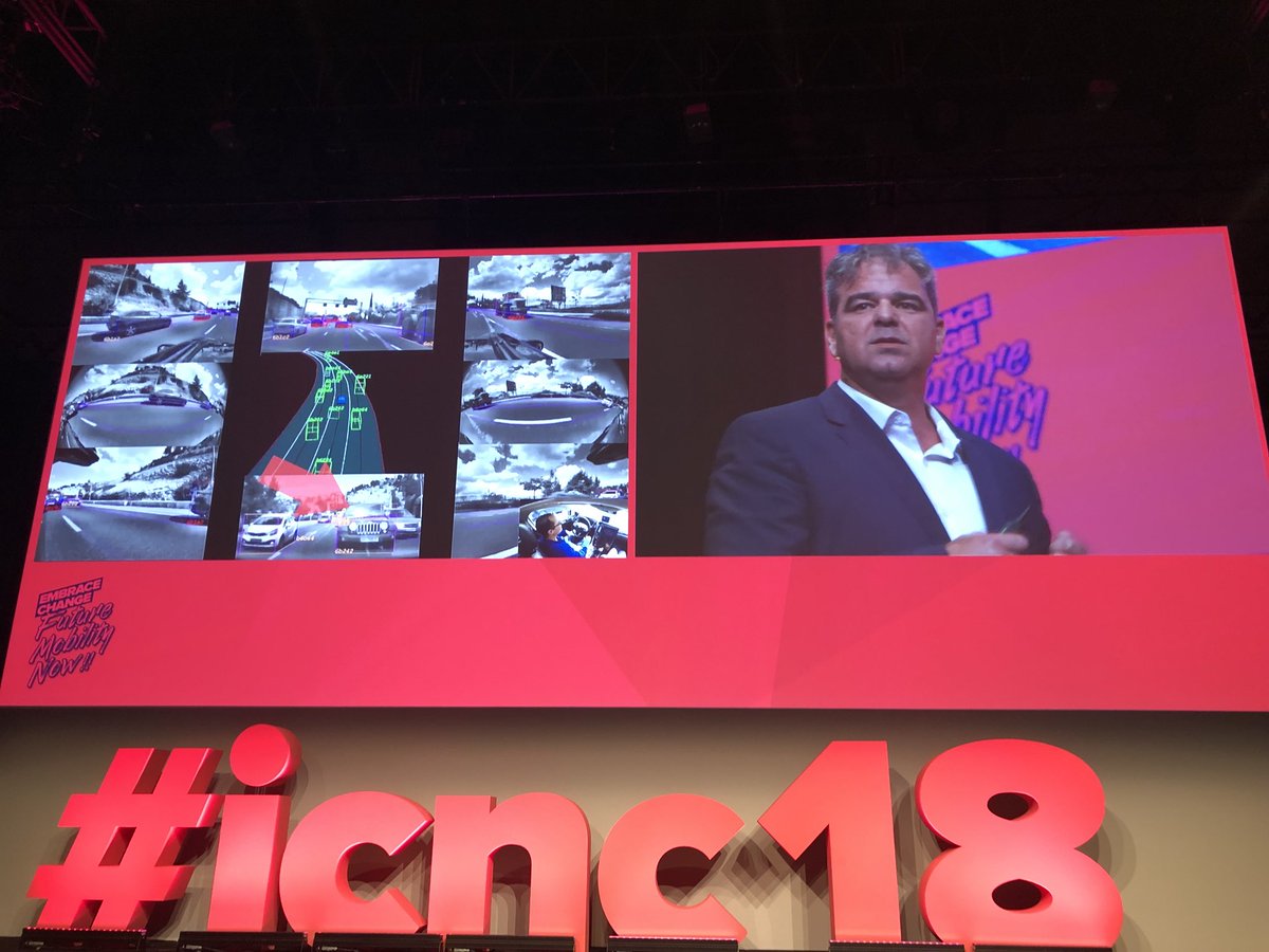 hubject's tweet photo. Lior Sethon of @Mobileye - an Intel Company: „autonomous vehicles will have to be able to drive in cities like Paris or else they won’t be scalable” #keynote #icnc18 https://t.co/XMnIXBK9Q7