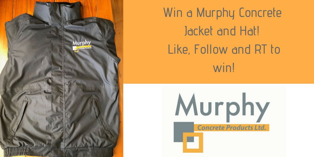 #CompetitionTime Like, Follow and RT to win a Murphy Concrete jacket and hat!