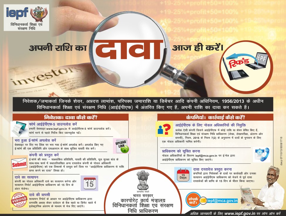 Investor Education and Protection Fund (IEPF) tweet media