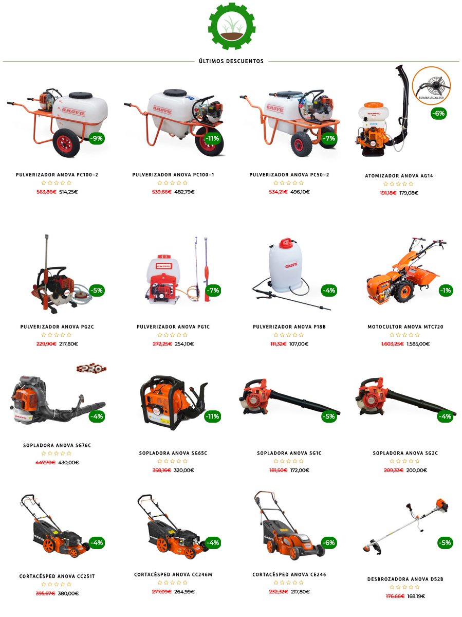 Nane Eines (@naneeines) on Twitter photo ¡Llegan nuevas ofertas a <a href="/NaneEines/">Nane Eines</a> no os las perdáis!😍✨
#jardinería #agricultura #forestal #jardí #jardinero #agricultor #stihl #husqvarna #maquinariadejardinería #santfeliudellobregat #hort #Huerta #jardiners #camp
naneeines.com ¡Llegan nuevas ofertas a <a href="/NaneEines/">Nane Eines</a> no os las perdáis!😍✨
#jardinería #agricultura #forestal #jardí #jardinero #agricultor #stihl #husqvarna #maquinariadejardinería #santfeliudellobregat #hort #Huerta #jardiners #camp
naneeines.com
