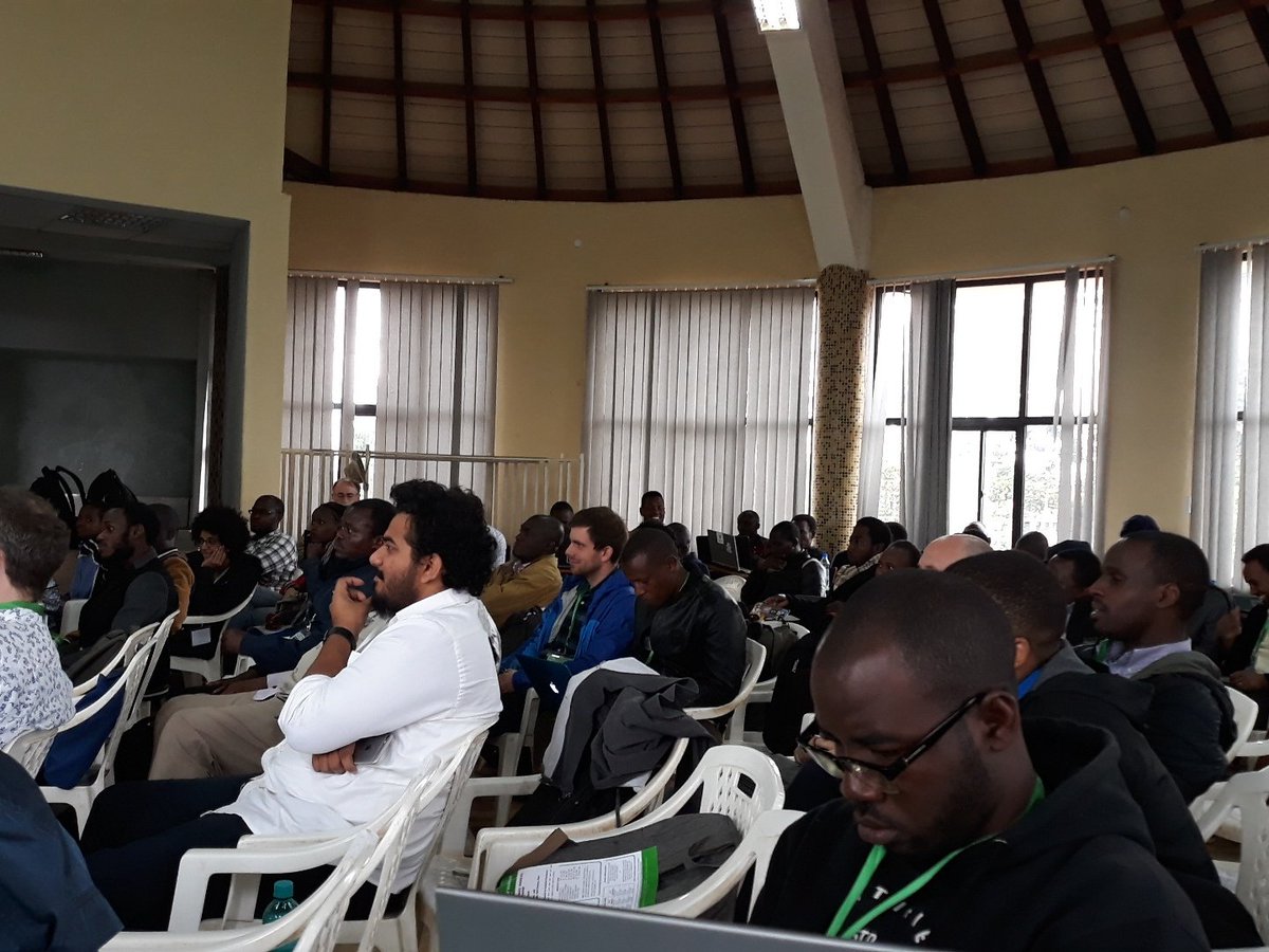 UNGlobalPulseUG's tweet photo. 1st Day #DatSciAfrica2018, @sarahookr sharing her experience in data driven solutions for social good. @deltanalytics. https://t.co/bUZld34mNk