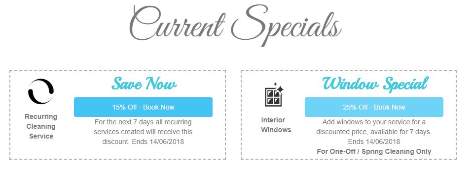 PlusTimeAus's tweet photo. Current @PlusTimeAus Specials - https://t.co/ArwcGqSKKl 
Don't Miss Out, These Current Specials will only last until the finish date!
#plustime #cleaning #homeservices #homeMade #homecleaning  #homemainenance #cleaner https://t.co/hqQ2wPcM7T