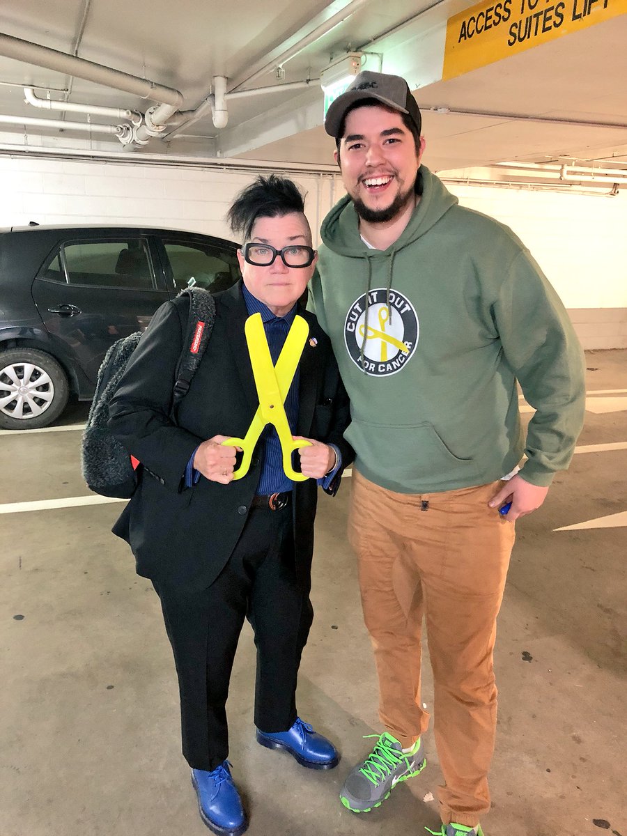 A BIG Thank You to #OITNB star <a href="/realleadelaria/">Lea DeLaria</a> for joining our #YellowScissors campaign to HELP FIGHT CANCER! 
For more celebs &amp; #CutItOut4Cancer news, LIKE us on Facebook: facebook.com/cutitout4cancer