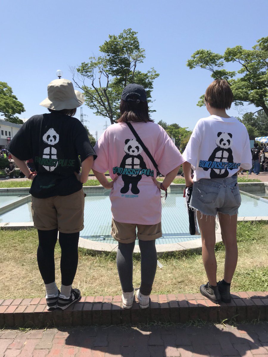 Ripdw パンダ Tシャツはキャンセル分含め全数アップされています フェスやレジャーでお揃いコーデして下さいね T Co 8y6mb11tqq バケハとの相性最高