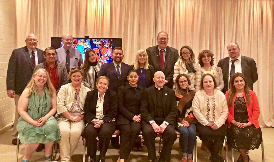 godot1920's tweet photo. Today HLI/CFAM were hosting a seminar on the occasion of the 48th Annual Assembly of the OAS. Those present include: HLI President Fr. Shenan J. Boquet, U.S. OAS Ambassador Carlos Trujillo, Austin Ruse and Stefano Gennarini of C-FAM and affiliates from the Americas. https://t.co/33GLr4AA7w